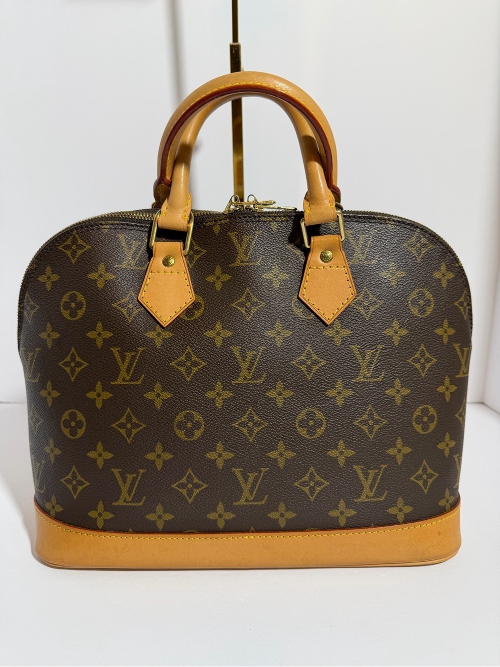 Louis Vuitton Brown Monogram Alma PM